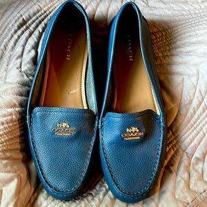 Coach "Felisha" Slip On Loafers Size 8 - BLUE